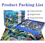 500 Piece Jigsaw Puzzle for Adults -Sea Turtle Jigsaw Puzzles 500 Pieces Puzzles for Adults-The Underwater World Finished Size 19.3" x 13.7"