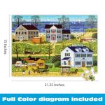 Buffalo Games - Charles Wysocki - Gull's Nest - 500 Piece Jigsaw Puzzle for Adults -Challenging Puzzle Perfect for Game Nights - Finished Size is 21.25 x 15.00