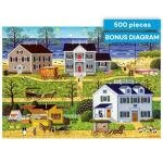 Buffalo Games - Charles Wysocki - Gull's Nest - 500 Piece Jigsaw Puzzle for Adults -Challenging Puzzle Perfect for Game Nights - Finished Size is 21.25 x 15.00