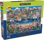 Buffalo Games - Eric Dowdle - Dowdle World Pieces - 2000 Piece Jigsaw Puzzle for Adults Challenging Puzzle Perfect for Game Nights - Finished Size is 38.50 x 26.50