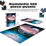 Buffalo Games - Follow Your Heart - 500 Piece Jigsaw Puzzle Blue,brown,orange,pink, 21.25"L X 15"W