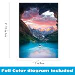 Buffalo Games - Follow Your Heart - 500 Piece Jigsaw Puzzle Blue,brown,orange,pink, 21.25"L X 15"W