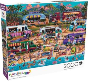 Buffalo Games - Heritage Artworks - Hawaiian Food Truck Festival - 2000 Piece Jigsaw Puzzle for Adults -Challenging Puzzle Perfect for Game Nights - Finished Size is 38.50 x 26.50