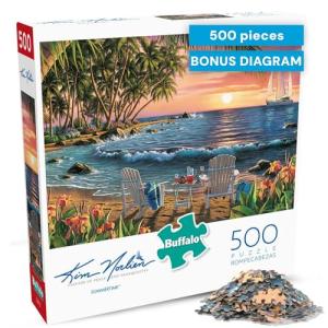 Buffalo Games - Kim Norlien - Summertime - 500 Piece Jigsaw Puzzle For Adults -Challenging Puzzle Perfect for Game Nights - Finished Size is 21.25 x 15.00