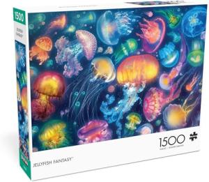 Buffalo Games - Eduard - Jellyfish Fantasy - 1500 Piece Jigsaw Puzzle for Adults Challenging Puzzle Perfect for Game Nights - Finished Size is 38.50 x 26.50