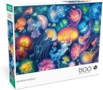 Buffalo Games - Eduard - Jellyfish Fantasy - 1500 Piece Jigsaw Puzzle for Adults Challenging Puzzle Perfect for Game Nights - Finished Size is 38.50 x 26.50