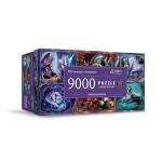 Trefl Fantasy Creatures 9000 Jigsaw Puzzle Prime 78"x37" Anne Stokes, Jigsaw with Dragons, Thick Cardboard, BIO, ECO, Creative Fun for Adults and Children from 14 Years Old