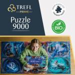 Trefl Fantasy Creatures 9000 Jigsaw Puzzle Prime 78"x37" Anne Stokes, Jigsaw with Dragons, Thick Cardboard, BIO, ECO, Creative Fun for Adults and Children from 14 Years Old