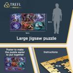 Trefl Fantasy Creatures 9000 Jigsaw Puzzle Prime 78"x37" Anne Stokes, Jigsaw with Dragons, Thick Cardboard, BIO, ECO, Creative Fun for Adults and Children from 14 Years Old