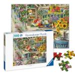 Ravensburger - Gardener's Paradise - 2000 Piece Jigsaw Puzzle - Enjoy Stunning, Vibrant Colors in a Shop Full of Beautiful Blooms - Premium Quality - Ideal Gift - Puzzles for Adults