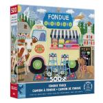 Ceaco - Stephanie Peterson Jones - Fondue Truck - 500 Piece Puzzle for Adults - Challenging and Perfect for Game Nights - Finished Puzzle Size 21.25 x 15