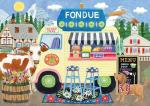 Ceaco - Stephanie Peterson Jones - Fondue Truck - 500 Piece Puzzle for Adults - Challenging and Perfect for Game Nights - Finished Puzzle Size 21.25 x 15