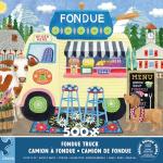 Ceaco - Stephanie Peterson Jones - Fondue Truck - 500 Piece Puzzle for Adults - Challenging and Perfect for Game Nights - Finished Puzzle Size 21.25 x 15
