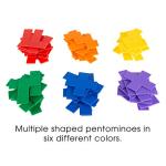 Rainbow Pentominoes 72-Piece Colorful Puzzle Set