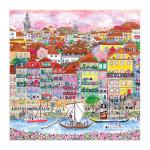 Galison Colors of Porto – 500 Piece Michael Storrings Jigsaw Puzzle Featuring Beautiful Artwork of A Summer Portugal Scene