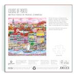 Galison Colors of Porto – 500 Piece Michael Storrings Jigsaw Puzzle Featuring Beautiful Artwork of A Summer Portugal Scene