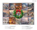 Ceaco - Silver Select - Thomas Kinkade - Winter Collage - 2000 Piece Jigsaw Puzzle for Adults - Challenging Puzzle Perfect for Game Nights - Finished Size is 38.50 x 26.50