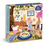 Galison Tuscan Afternoon – 500 Piece Jigsaw Puzzle Featuring Beautiful Artwork of A Tuscan Al Fresco Lunch