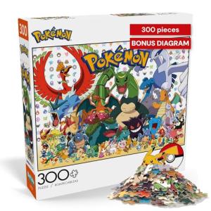 Buffalo Games - Pokémon - Fan Favorites - 300 Large Piece Jigsaw Puzzle Multicolor, 21.25"L X 15"W
