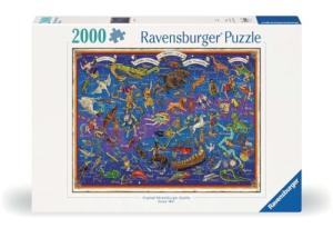 Ravensburger - Constellations - 2000 Piece Jigsaw Puzzle - Stunning Imagery - Beautiful and Intricate - Unique Depiction of The Zodiac Symbols - Premium Quality - Puzzles for Adults