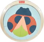 Fisher-Price Wood Preschool Toy Jigsaw Puzzle, Tiny Garden Lady Bug 18-Piece Wooden Activity for Fine Motor Play Kids Ages 3+ Years (Amazon Exclusive)