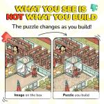 Odd Pieces Jigsaw Puzzles 1000 Pieces with Storytelling Comics, for Women, White Elephant, Mystery Puzzle for Adults & Kids - 19.7'' x 27.6'' Frameable Magic Puzzle Art (Snack Attack)