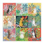 Good Puzzle Co, Dogs and Flowers 500 Piece Puzzle
