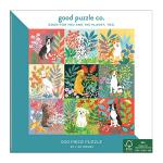 Good Puzzle Co, Dogs and Flowers 500 Piece Puzzle