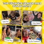 Odd Pieces Jigsaw Puzzles 1000 Pieces with Storytelling Comics, for Women, White Elephant, Mystery Puzzle for Adults & Kids - 19.7'' x 27.6'' Frameable Magic Puzzle Art (Snack Attack)