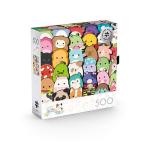 Buffalo Games – Squishmallows - 500 Piece Silver Select Jigsaw Puzzle - Colorful Puzzles for Adults – Precision-Cut Pieces, Beautiful Artwork, and Hours of Relaxing Fun
