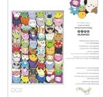 Buffalo Games – Squishmallows - 500 Piece Silver Select Jigsaw Puzzle - Colorful Puzzles for Adults – Precision-Cut Pieces, Beautiful Artwork, and Hours of Relaxing Fun