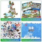 Jigsaw Puzzles for Adults 1000 Piece Puzzle for Adults 1000 Pieces Puzzle 1000 Pieces-Summer Beach Vacation -Surfing, Coconut Trees, Wooden Houses