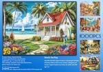 Jigsaw Puzzles for Adults 1000 Piece Puzzle for Adults 1000 Pieces Puzzle 1000 Pieces-Summer Beach Vacation -Surfing, Coconut Trees, Wooden Houses