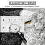 Yin Yang Owl Puzzle for Adults 1000 Pieces，Black and White Puzzles Owl Flowers, Impossible Difficult Hard Bird Jigsaw Puzzle, Animal Floral Art Challenge Puzzle Aesthetic