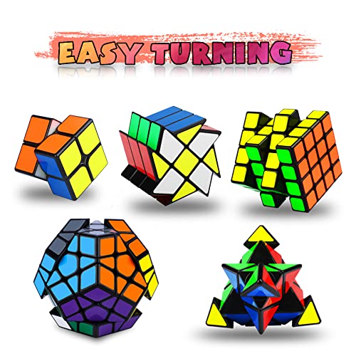 5-Piece Speed Cube Set for All Ages