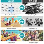 500 Piece Puzzle for Adults, Vacation Jigsaw Puzzle, Seaside Bar Puzzles 500 Pieces Birthday Party for Family Adults Funny Puzzle, Fun and Challenging Family Games 20.5×15 in