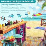500 Piece Puzzle for Adults, Vacation Jigsaw Puzzle, Seaside Bar Puzzles 500 Pieces Birthday Party for Family Adults Funny Puzzle, Fun and Challenging Family Games 20.5×15 in