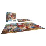 RoseArt - Back to The Past - Pet Store Friends - 1000 Piece Jigsaw Puzzle for Adults