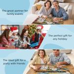 500 Pieces Puzzle for Adults, Retro Train jigsaw puzzles for adults, Countryside Town Jigsaw Puzzle 500 Pieces for Adults Kids Seniors, Challenging Game Home Decor Birthday Party Gift Toy 20.5 * 15 in