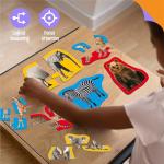 12 Pack Wild Animal Puzzles, 48 Pieces Step-by-Step Animal Jigsaws, Realistic Safari Animal Jigsaw Puzzles with Name Guide Early Learning for Beginner Preschool Toddlers 3+ Years Old