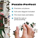 Buffalo Games - Charles Wysocki - Cocoa Break at The Copperfields - 500 Piece Jigsaw Puzzle Multi, 21.25"L X 15"W