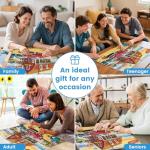 500 Pieces Landscape Puzzles for Adults, Coffee Shop Puzzle for Adults, OceanPuzzle 500 Pieces, Gift for Birthday, Home Decor, Fun for Family Entertainment(20.5 * 15 in)
