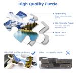 2 Pack Puzzles for Adults 1000 Pieces-Hawaii Beach & Moraine Lake Difficult Jigsaw Puzzles for Adults,Hard Jigsaw Puzzle Decorations DIY Leisure Game Toy Suitable Family Friends(27.5x20 inches)