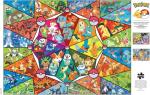 Buffalo Games - Pokemon -: Stained Glass Starters - 1000 Piece Jigsaw Puzzle for Adults -Challenging Puzzle Perfect for Game Nights - Finished Size is 26.75 x 19.75