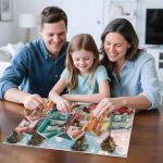 JJYHULK 2000 Piece Puzzle for Adults, Puzzles for Adults 2000 Pieces, Colorful Coastal Beach Houses Vintage Car Jigsaw Puzzles, Family Fun Puzzle Perfect for Game Nights, 39" X 28"