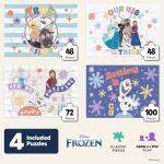 Disney Frozen - 4 in 1 Multipack Jigsaw Puzzle - CEACO - Made for Kids Ages 3-6+