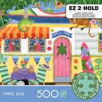 Ceaco - EZ 2 Hold - Stephanie Peterson Jones - Costa Rica - 500 Piece Puzzle for Adults - Challenging and Perfect for Game Nights - Finished Puzzle Size 21.25 x 15