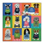 Galison Boss Dogs 500 Piece Family Puzzle from Galison - Featuring Bright and Colorful Illustrations, Perfect for The Whole Family to Enjoy Together, 20" x 20", Unique Gift Idea