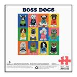 Galison Boss Dogs 500 Piece Family Puzzle from Galison - Featuring Bright and Colorful Illustrations, Perfect for The Whole Family to Enjoy Together, 20" x 20", Unique Gift Idea