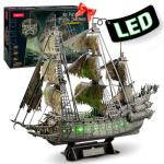 3D LED Dutchman Pirate Ship Puzzle - 360 Pieces